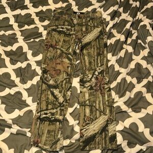 Mossy Oak Kids Camouflage Pants - Green and Brown